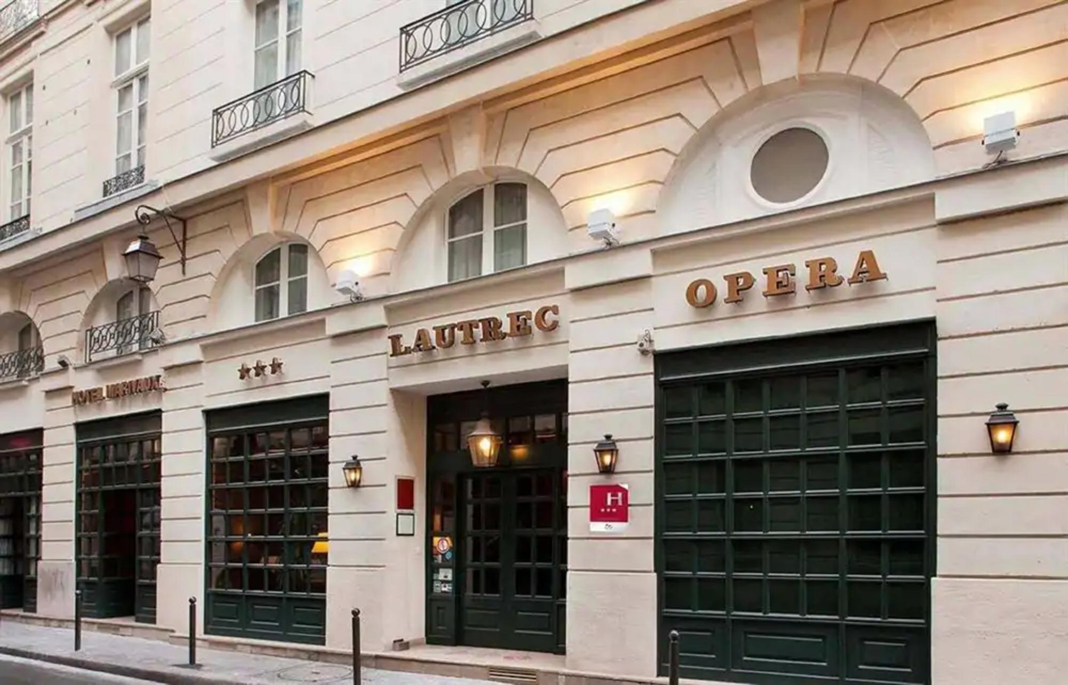 Lautrec Opera Hotell Paris Exteriör bild